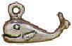 Whale Small 3D Sterling Silver Charm Pendant