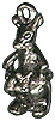 Kangaroo with Joey 3D Sterling Silver Charm Pendant