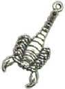 Scorpion 3D Sterling Silver Charm Pendant