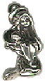 Religious Christian Virgin Mary Madonna with Child 3D Sterling Silver Charm Pendant
