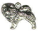 Dog, Chow Chow 3D Sterling Silver Charm Pendant