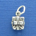 Christmas Present Charm Sterling Silver