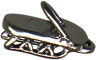 Snow Sled for Winter Sports with the Children 3D Sterling Silver Charm