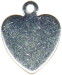Heart 10mm Sterling Silver Charm add Personalized Engraving