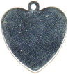 Heart 16mm Sterling Silver Charm add Personalized Engraving