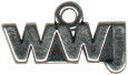 Religious Christian Walk With Jesus Word Intial Sterling Silver Charm Pendant