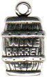 Wine Barrel Sterling Silver Charm Pendant Wholesale