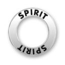Affirmation Message Spirit Word Phrase Sterling Silver Band Charms
