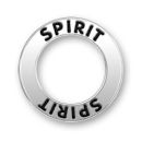 Affirmation Message Spirit Word Phrase Sterling Silver Band Charms