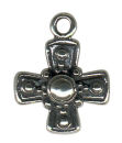 Cross Sterling Silver Charm