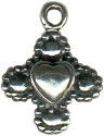 Cross Sterling Silver Charm
