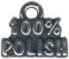 100% Polish Word Charm and Message Phrase Sterling Silver Charm Pendant
