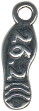 Marathon 26.2 Shoe Print Running Sports Sterling Silver Charm Pendant