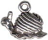 Snail Sterling Silver Charm Pendant