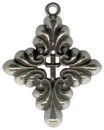 Cross Sterling Silver Charm
