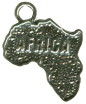 Travel: Africa Sterling Silver Charm Pendant