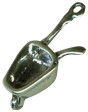 Wheelbarrow 3D Sterling Silver Charm Pendant