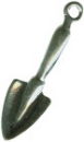 Garden Trowel Small 3D Tool Sterling Silver Charm Pendant