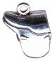 Horse: English Ridding Saddle 3D Sterling Silver Charm Pendant