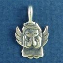 Praying Small Angel Charm Sterling Silver