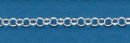 045 Rolo Chain Sterling Silver Bracelet 6 Inch 3mm Diameter