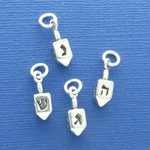 Sterling Silver Dreidel Charm