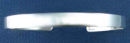 6-mm Wide Flat Cuff Sterling Silver Engraved Bracelet 7 inch Adult Gift