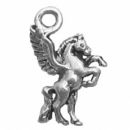 Pegasus Charm Tiny Sterling Silver Pendant