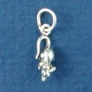 Mouse Sterling Silver Mini Charm