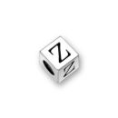 Sterling Silver Alphabet Beads Z 4.5mm Letter Beads
