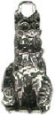 Cat Sitting Medium Sterling Silver Charm Pendant