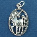 Unicorn Charm Sterling Silver Image