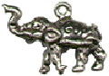 Political, Republican Elephant 3D Sterling Silver Charm Pendant