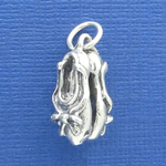 Ballet Shoe Charm Sterling Silver