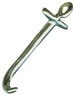 Horse Hay Hook Small 3D Sterling Silver Charm Pendant