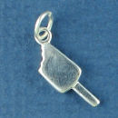 Ice Cream Bar 3D Sterling Silver Charm Pendant Charm Bracelet Sized