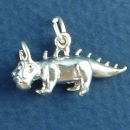 Legendary Chupacabra 3D Sterling Silver Charm Pendant