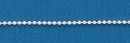 150 Ball Bead Chain Sterling Silver Necklace 16 Inch