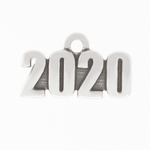 Horizontal 2020 Graduation Charm Sterling Silver