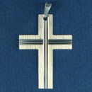Sterling Silver Medium Christian Cross Pendant