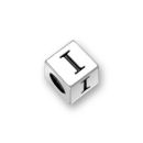 Sterling Silver Alphabet Beads I 5.5mm Letter Beads