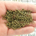 Bronze Open Jump Rings 6mm 18 Gauge Bulk pack of 200
