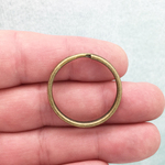 Split Key Rings Wholesale Bronze Tone