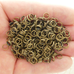 Split Rings 6mm 22 Gauge Bulk pack of 250 Bronze Plated