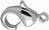 Antique Silver Tone Lobster Clasp Small 6mm x 10mm