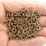 Copper Plated Open Jump Rings 6mm 18 Gauge Bulk pack of 200