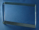 Rectangle Clear Crystal Paperweight 5 Inches by 7 Inches