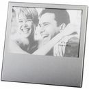 Picture Frame  fits 4" x 6" Brushed Silver Tone