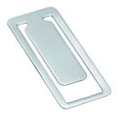 Rectangle Bookmark in Silver