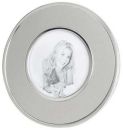Picture Frame fits 3" x 3" Silver Tone with Matte and High Polished Trim